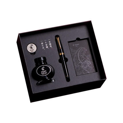 PILOT/百乐 CUSTOM贵客742钢笔套装 FKK2000R 配墨水/徽章/笔盒 14K金尖 商品图4