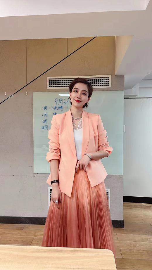 QG22048#系腰带网纱半身裙套装 商品图1