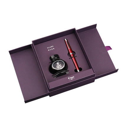 百乐ELABO鹰嘴钢笔套装 FE25SR 14K金尖钢笔礼盒装 商品图2