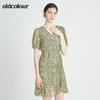 oldcolour秋季商场同款休闲碎花短袖连衣裙N24101417 商品缩略图3