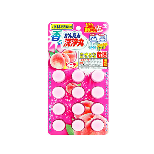 小林管道疏通剂泡沫洁净防堵排水清道夫清洁器泡腾片下水道清洁丸 商品图4