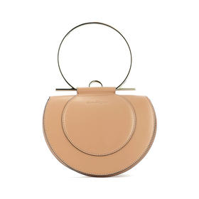 FERRAGAMO 菲拉格慕 女士皮革斜挎单肩包 浅棕色 21 H031 703990