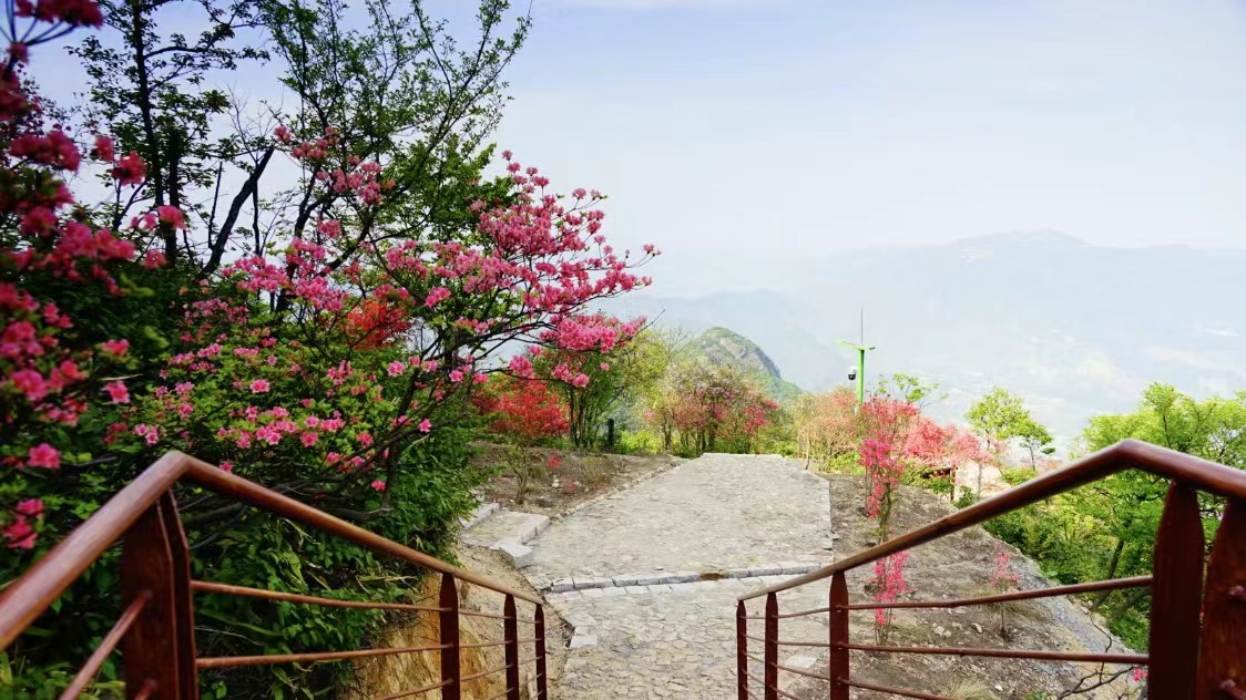 鸕鳥山位於杭州和安吉交界之處的餘杭鸕鳥鎮,山頂有龐大巨巖矗立,氣勢