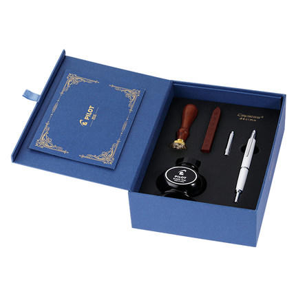 PILOT/百乐CAPLESS按键式钢笔 梦幻系列套装 FCT1500RR-I70BYZLT-ZH 配墨水/印章/蜡条/笔盒 商品图5