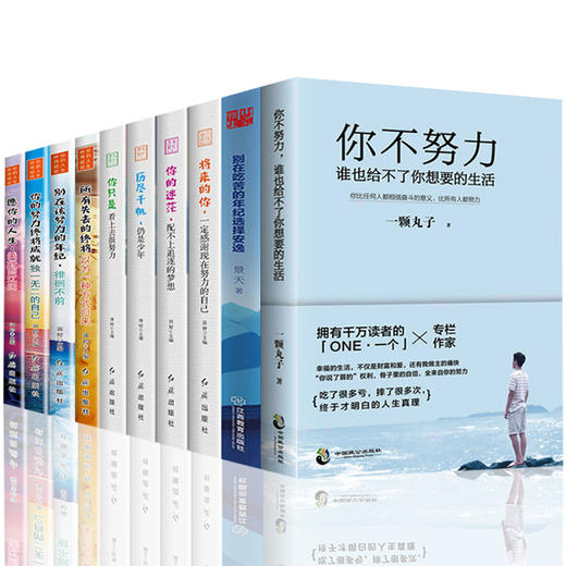 【优惠套装】全10册将来的你一定会感谢现在拼命的自己你不努力谁也给不了你想要的生活别在吃苦的年纪选择安逸励志青春文学小说畅销书籍排行榜 商品图0