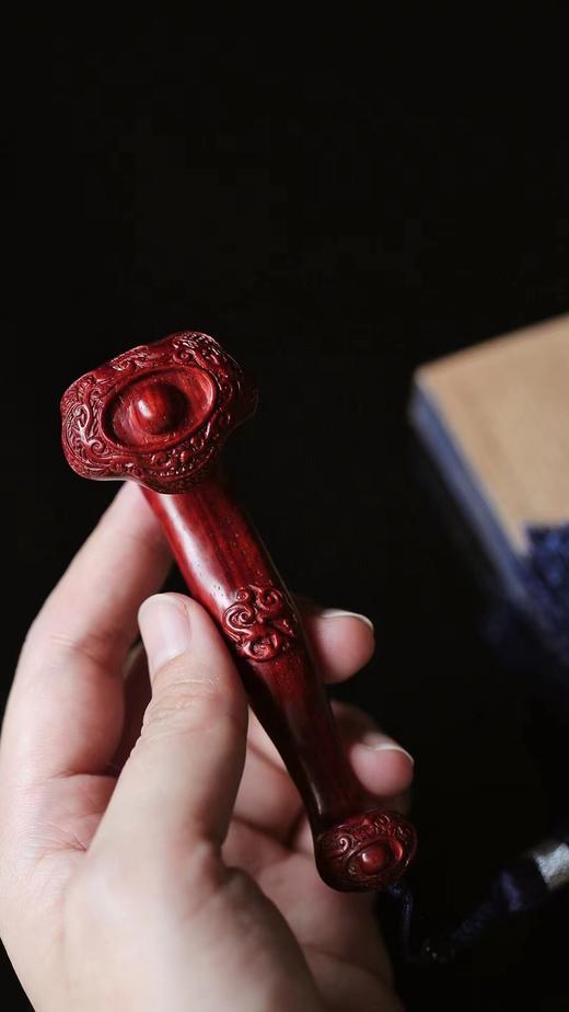 紫檀【如意】手把件 商品图7