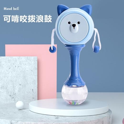 抖音爆款 婴儿拨浪鼓可啃咬3-6三个月新生儿宝宝手摇鼓可水煮摇铃玩具0-1岁国庆出游 商品图9