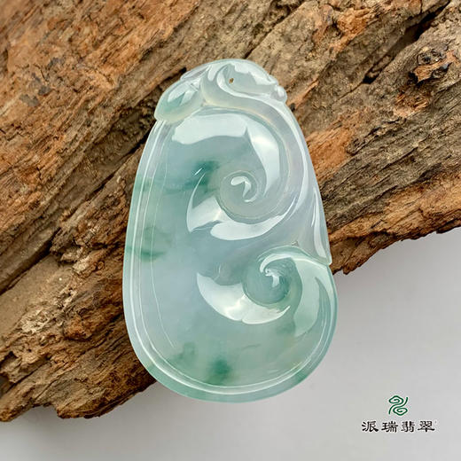派瑞翡翠 翡翠挂件 糯冰种 飘花 商品图4