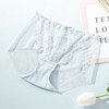 安莉芳薄款通透性感蕾丝内裤女士纯棉底裆无痕高腰平角裤E200489 商品缩略图3