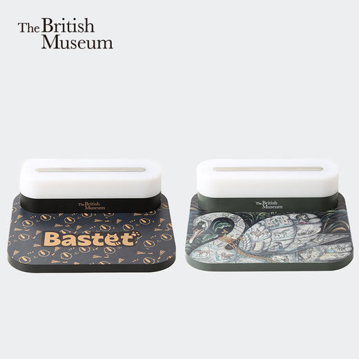 大英博物馆 安德森猫和她的朋友们天鹅棋盘系列无线充伴睡小夜灯 商品图3