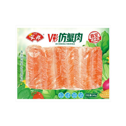 安井锁鲜装V型仿蟹肉 240g 商品图0