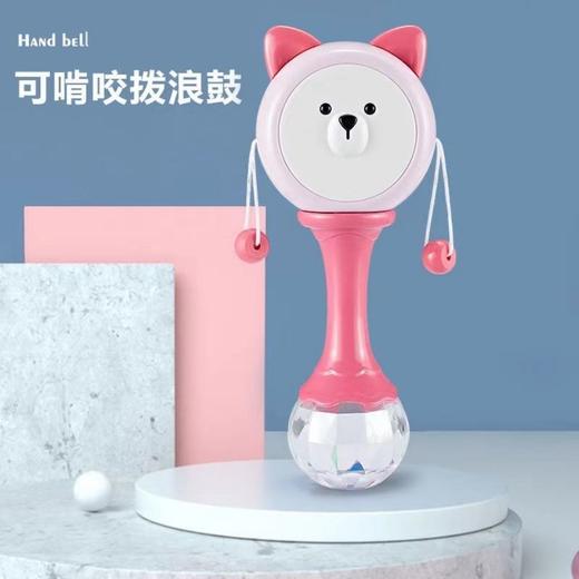 抖音爆款 婴儿拨浪鼓可啃咬3-6三个月新生儿宝宝手摇鼓可水煮摇铃玩具0-1岁国庆出游 商品图8
