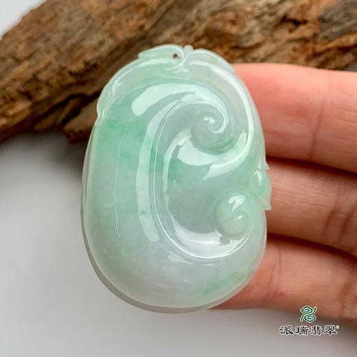 派瑞翡翠 翡翠挂件 糯种 绿色 商品图2
