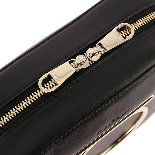 FERRAGAMO 菲拉格慕 女士皮革迷你斜挎单肩包 黑色 21 H030 691223 商品图2