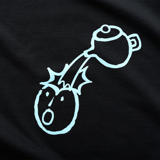 吃茶去chichaqu2022全棉T恤 印花茶壶 商品图3