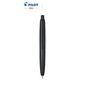 PILOT/百乐 CAPLESS按键式钢笔磨砂笔杆 FC1800R-I70B-ZH 黑武士钢笔 礼盒装 配墨水/笔盒