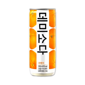 东亚 苏打水饮料橙子味250ml 