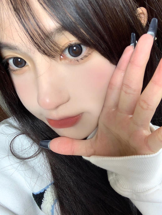 年抛 黑珍珠黑 Breeze和oiuu联名  大直径14.5 着色13.8 (同品牌多副更划算 选款色板在详情页内) 自然高光美瞳 商品图12