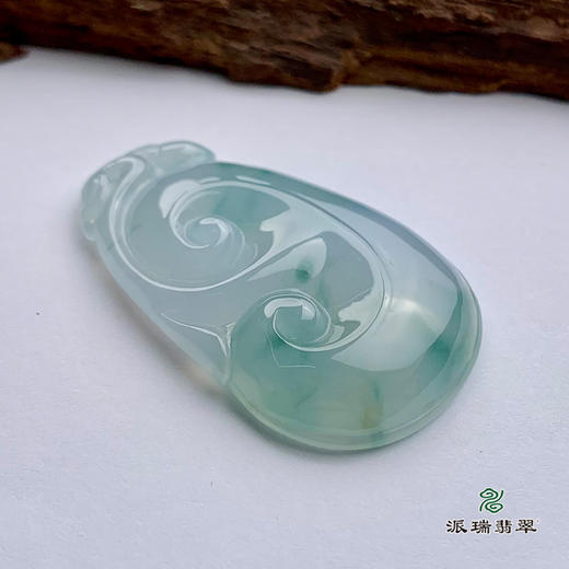 派瑞翡翠 翡翠挂件 糯冰种 飘花 商品图3
