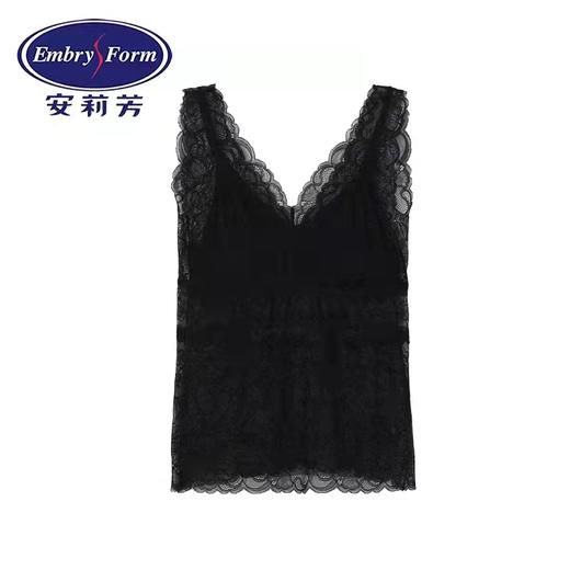 安莉芳薄款蕾丝吊带免穿BRA背心女内搭打底可外穿家居上衣ED00177 商品图1