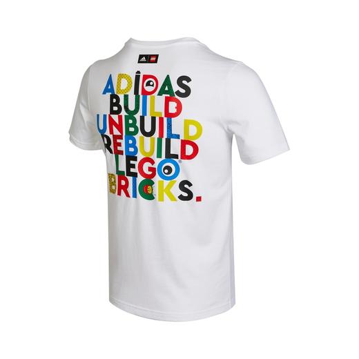 小阿迪2022夏新款大童乐高联名款圆领运动短袖T恤HA4047 商品图1