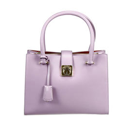 FERRAGAMO 菲拉格慕 女士皮质单肩斜挎包 浅紫色 21 D658 600061