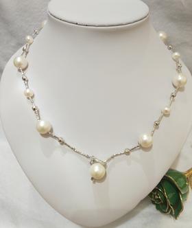 5F灏润珠宝 爱迪生珍珠项链