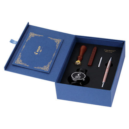 PILOT/百乐CAPLESS按键式钢笔 梦幻系列套装 FCT1500RR-I70BYZLT-ZH 配墨水/印章/蜡条/笔盒 商品图3