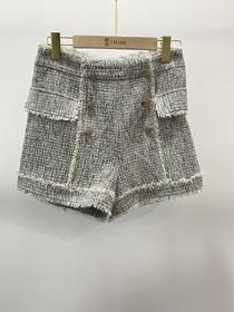 臣禾粗花呢西装短裤9201060447