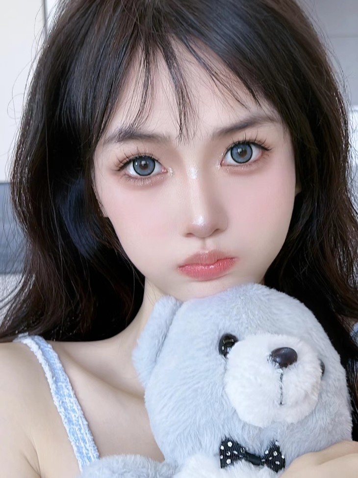 MIRAGECOLOR黎雾日抛隐形眼镜 初胭灰14.5mm 1盒/10片-VVCON美瞳商城17