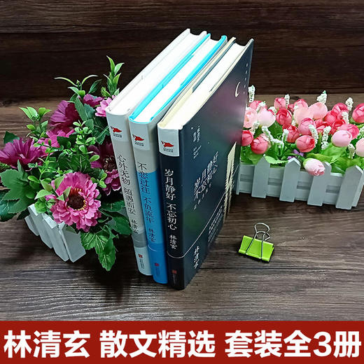 【优惠套装】共3册林清玄散文选集全套正版包邮 林清玄的书 含岁月静好 不忘初心等经典 散文随笔书籍 畅销书排行榜 人生美是清欢 商品图1