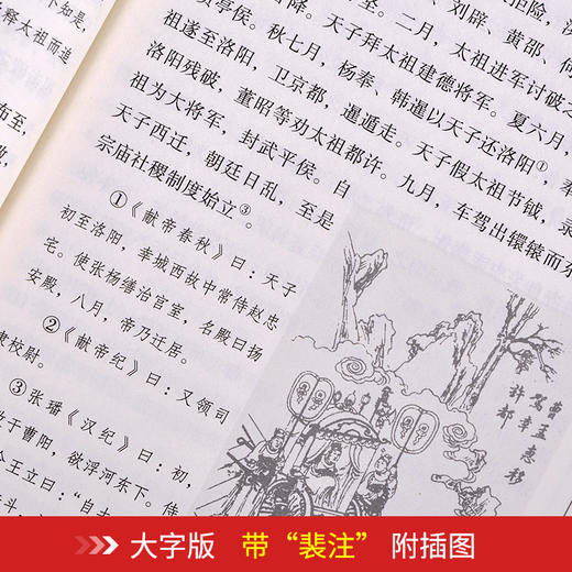 【优惠套装】无删减裴注 三国志 全4册裴松之注三国志中华历史小说书局 陈寿原著三国演义正史图书三国志书青少年版成人版正版畅书籍销书排行榜 商品图3