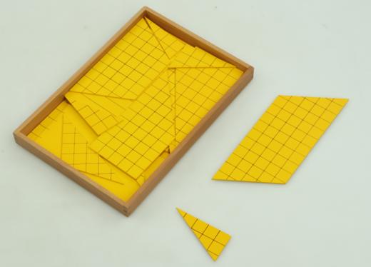 黄色三角形区域测量几何板 商品图2
