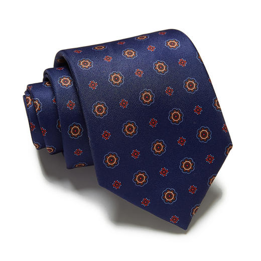 【精品礼盒装】罗蒙领带男时尚复古碎花商务休闲正装百搭婚礼男士领带 商品图1