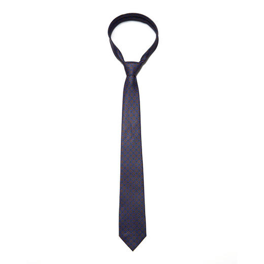 【精品礼盒装】罗蒙领带时尚复古印花商务休闲通勤正装手打款男士领带 商品图1