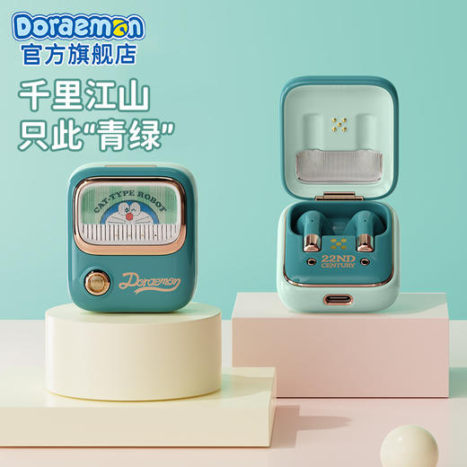 ROCK/洛克 哆啦A梦 复古TWS耳机 商品图2