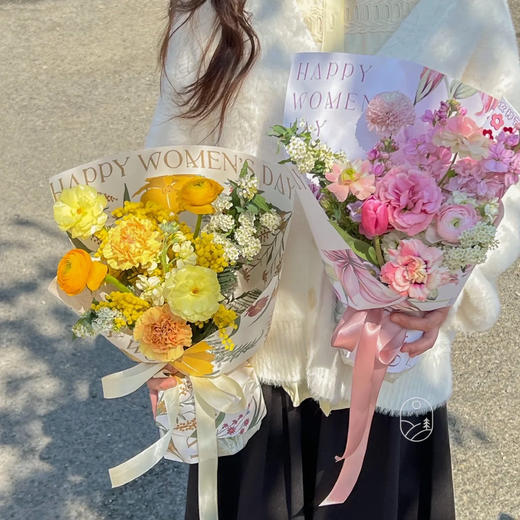 定制小花束，红橙黄绿白蓝紫粉备注颜色 商品图0