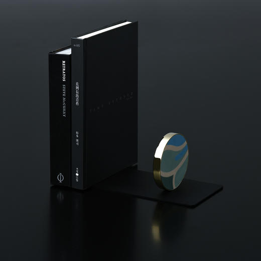 见南花 | 花砖黄铜书立  简约书立书档设计感 企业定制礼品礼物 商品图2