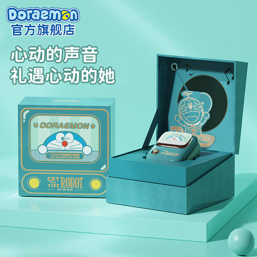 ROCK/洛克 哆啦A梦 复古TWS耳机 商品图3