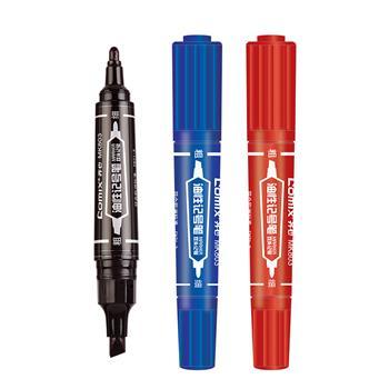 齐心 MK803 记号笔2.0mm和6.0mm 大双头 商品图0