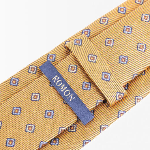 【精品礼盒装】罗蒙领带男时尚英伦休闲百搭精致格纹正装商务男士领带 商品图2