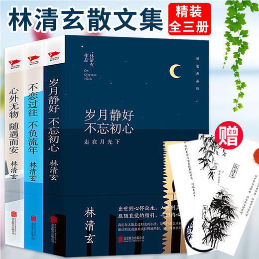 【优惠套装】共3册林清玄散文选集全套正版包邮 林清玄的书 含岁月静好 不忘初心等经典 散文随笔书籍 畅销书排行榜 人生美是清欢 商品图0