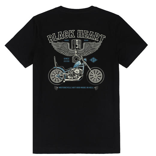 FREEBASE原创复古机车motorcycles摩托车图案印花短袖T恤潮男打底 NMT-1831 商品图3