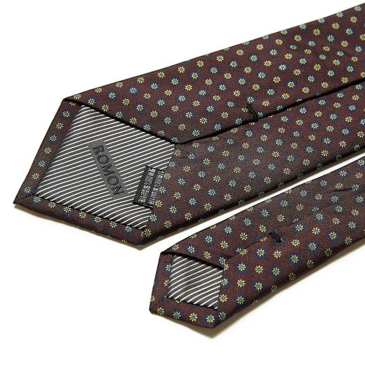 【桑蚕丝】罗蒙领带男时尚潮流复古商务正装婚礼新郎男士领带 商品图3