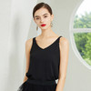 时尚黑色背心打底女洋气内搭气质V领上衣新款吊带宽松名媛 商品缩略图1