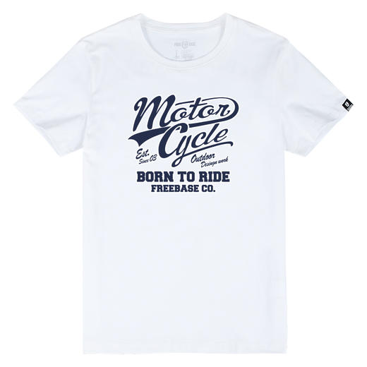 FREEBASE欧美日系复古流行英文字母motorcycle纯棉短袖T恤男夏季 NMT-1828 商品图5