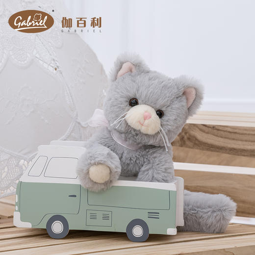 伽百利Gabriel可爱长毛猫咪玩偶毛绒公仔柔软睡觉抱枕安抚女生礼物 商品图2