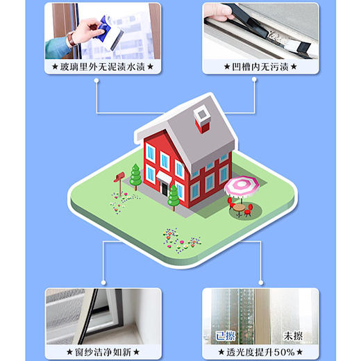 【臻选家政-深度清洗】精细玻璃擦洗——洛阳 商品图1