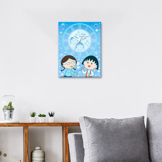 【折扣产品 不退换】366片 无框时钟拼图 塑料拼图HK1007 櫻桃小丸子-小丸子吹泡泡 商品图2