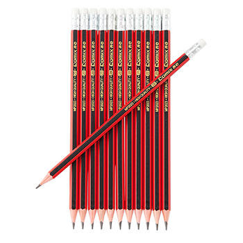 齐心 MP2023 六角木杆铅笔 (12支装) 抽条 带皮头 2B 商品图4